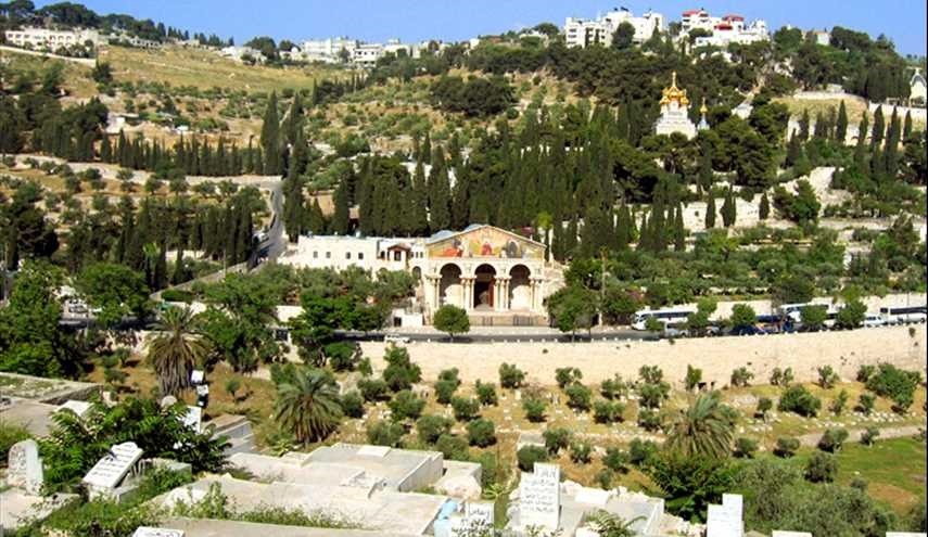 جبل زيتون في القدس الشرقية من فلسطين المحتلة