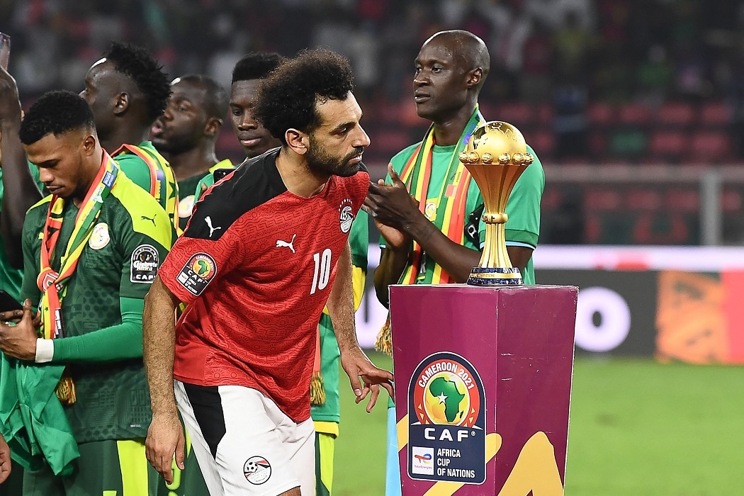 محمد صلاح مع منتخب مصر في كأس أفريقيا