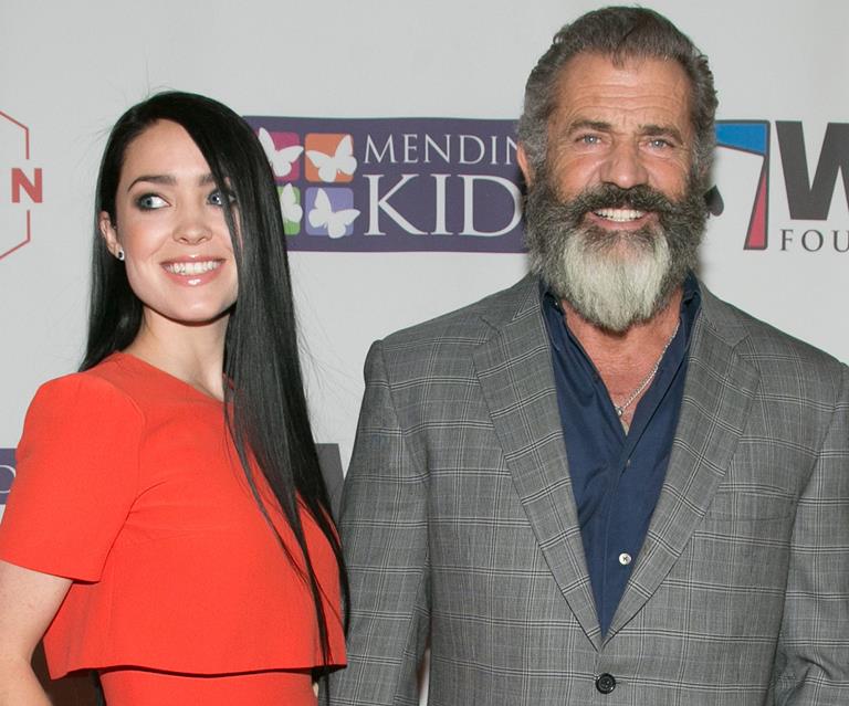 Mel Gibson and Rosalind Ross 
