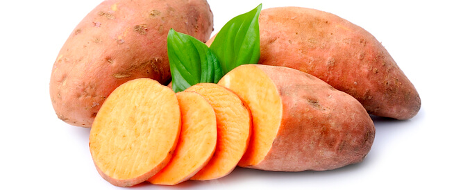 البطاطا الحلوة للبشرة