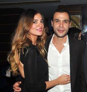 محمد إمام وزوجته نوران طلعت 